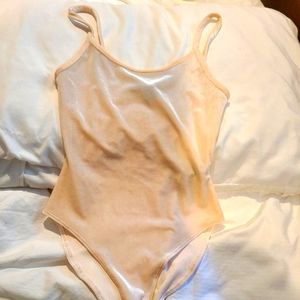 Forever 21 Women's Skin Small Bodysuit